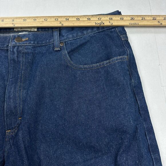 LL Bean Men’s Relaxed Fit Jeans Medium Wash 100% Cotton Classic Straight 40X32 - Picture 12 of 16